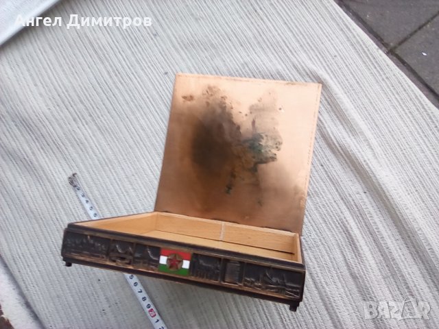 Месингова кутия за бижута Северна Корея, снимка 4 - Антикварни и старинни предмети - 23454868