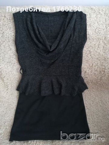 Рокля пеплум, снимка 4 - Рокли - 21378379