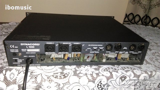 2x500 Dynacord L 1000 Стъпало усилвател Динакорд stapalo usilvatel, снимка 4 - Ресийвъри, усилватели, смесителни пултове - 15231577