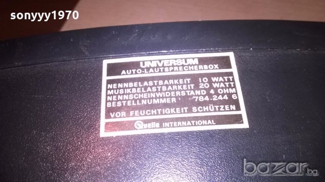 Universum/quelle -ретро тонколони с стоики-внос швеицария, снимка 11 - Тонколони - 19208715