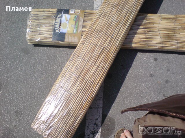 Тръстикови покривала, рогозка за огради, тераси,пано,плет за сянка , от(1x3м.)до(2x5м.)и др. Размери, снимка 8 - Градински цветя и растения - 7726228