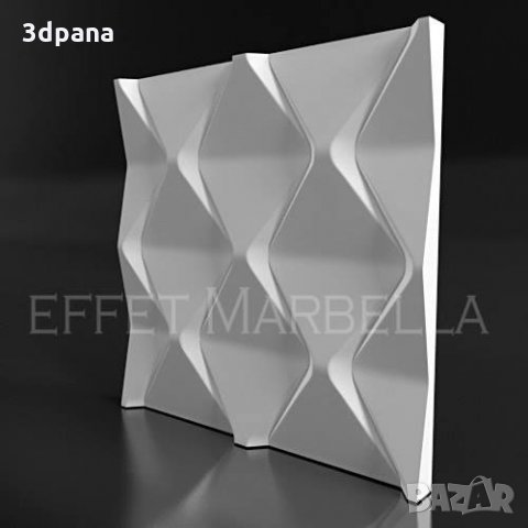 3Д ПАНЕЛИ от гипс, декоративни облицовки за стени / пана №0118, снимка 3 - Пана - 23280258
