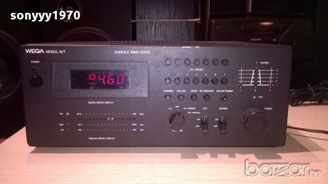 Wega modul 42t hifi tuner-west-germany-внос швеицария, снимка 2 - Ресийвъри, усилватели, смесителни пултове - 14606998