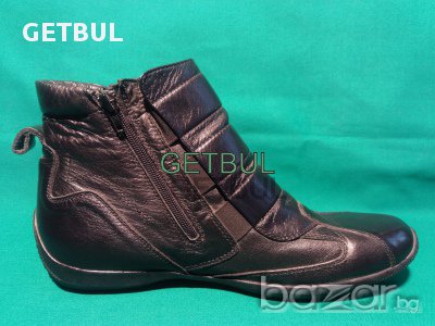 Леки мъжки боти от естествена кожа