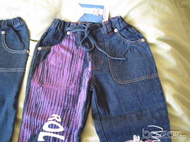 Нови дънки Дисни 7лв, снимка 3 - Детски панталони и дънки - 16875806
