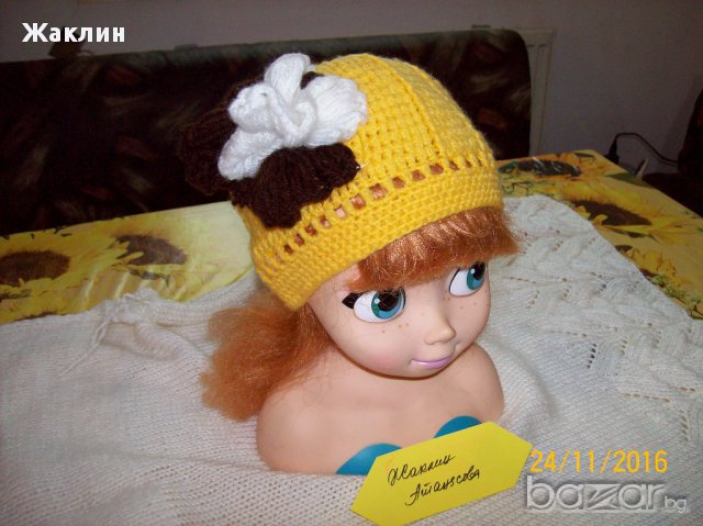 Плетени детски шапки и шалове, снимка 3 - Шапки - 16544679