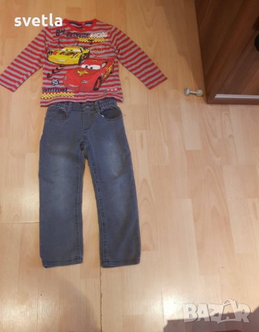 дънки и блузки за 3-4г момче, снимка 4 - Детски Блузи и туники - 24140551