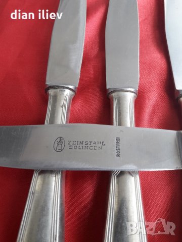 Стари трапезни ножове-Солинген , снимка 16 - Антикварни и старинни предмети - 24998299