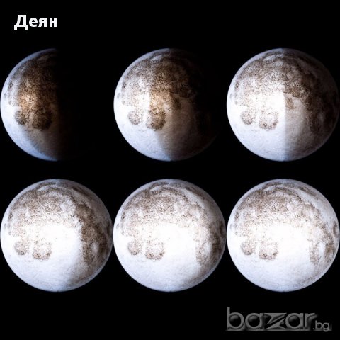 1114 Стенна нощна лампа Луна с дистанционно, снимка 3 - Други - 17456979