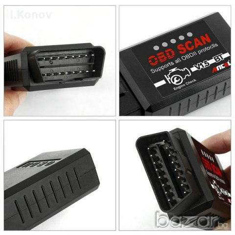 Авто Диагностичен скенер Ancel ELM 327 OBD2 Bluetooth V1.5, снимка 5 - Аксесоари и консумативи - 18398995
