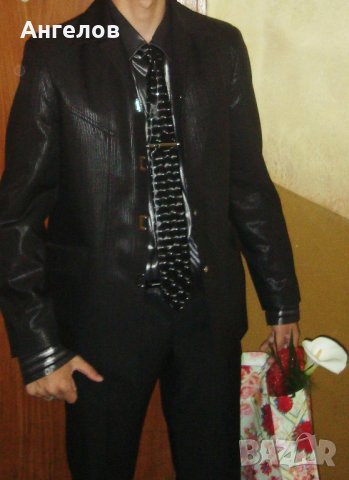 Елегантен костюм - Mania men's fashion, снимка 2 - Костюми - 21947528