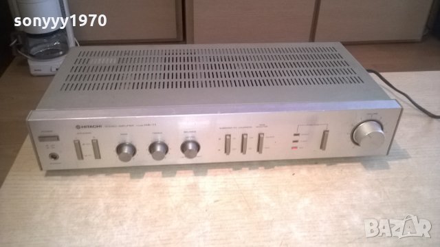 hitachi-STEREO amplifier-made in japan, снимка 3 - Ресийвъри, усилватели, смесителни пултове - 24893513