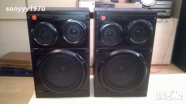 heco phon 22 made in f.r.germany-2x80w-внос швеицария, снимка 2 - Тонколони - 21939625