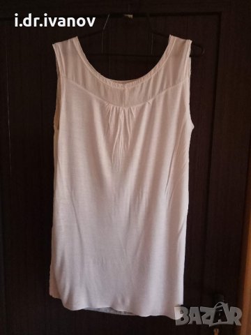 бяла туника момиче ХЛ размер, снимка 3 - Тениски - 22003432