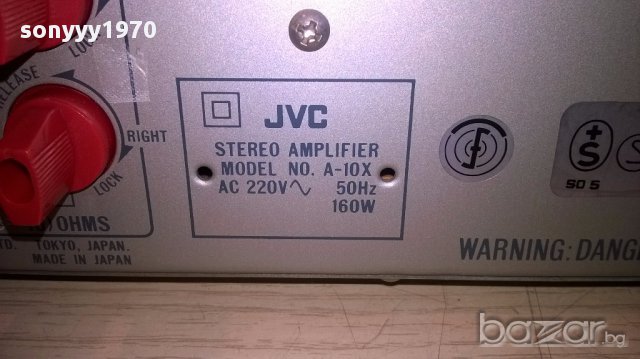 Jvc a-10x stereo amplifier-made in japan-внос швеицария, снимка 12 - Ресийвъри, усилватели, смесителни пултове - 14683324