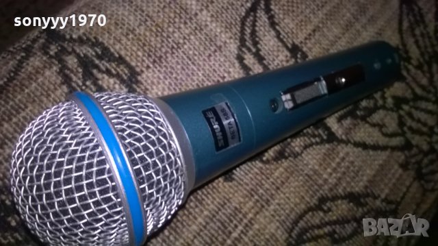 shure beta sm58s-microphone, снимка 5 - Микрофони - 25093558