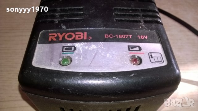 ryobi bc-1807t battery charger-внос швеция, снимка 5 - Винтоверти - 23933052