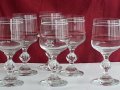 сервиз кристални чаши за вино и ракия , снимка 12