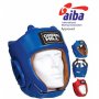 GreenHill Боксова каска "Five Star AIBA-Blue", снимка 1 - Спортна екипировка - 20621227