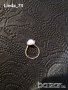 Среб.пръстен-с бяла перла-проба-925. Закупен от Италия., снимка 8