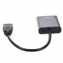 1080P адаптер за HDMI към VGA конвертор + 3,5 мм аудио видео жак пълен HD конектор букса преходник п, снимка 5