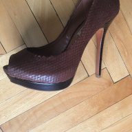 Нови обувки Zara, естествена кожа, снимка 7 - Дамски обувки на ток - 17617501