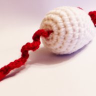 Ръчно плетена мишка, амигуруми, снимка 2 - Плюшени играчки - 16543974