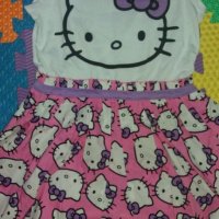 Нова рокля с hello kitty 7-8 и 9-10г., снимка 2 - Детски рокли и поли - 18829447