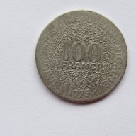 Западно Африкански Щати, Мали, 100 франка, 1975, 308 m, снимка 1 - Нумизматика и бонистика - 17460754