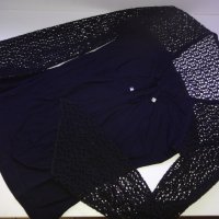 S/M Блуза черна Danza – S/M, снимка 1 - Блузи с дълъг ръкав и пуловери - 24466695