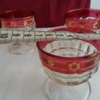  кристални чаши италия с позлата, снимка 10 - Антикварни и старинни предмети - 19846396