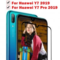 Huawei NOVA 5T / Y7 2019 / Y5 2019 / 5D ЦЯЛО ЛЕПИЛО Стъклен протектор, снимка 5 - Фолия, протектори - 24469277