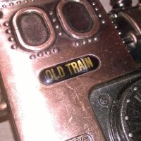 old train-метална запалка-13х8х6см-внос швеицария, снимка 14 - Колекции - 24717347