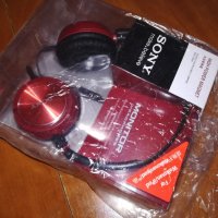 sony headphones-red-нови в кутия, снимка 4 - Слушалки и портативни колонки - 21678935