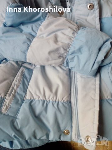 Mothercare яке за зима с ръкавички + грейка с ботушки , снимка 14 - Бебешки якета и елеци - 19813182