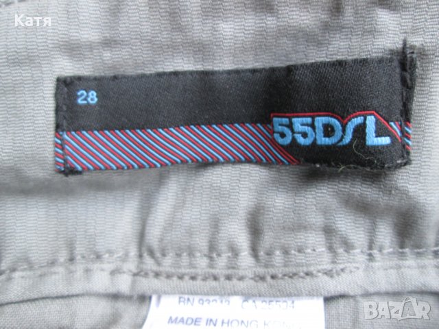 3/4 панталон DSL Diesel сиво нов 28, снимка 4 - Панталони - 25365068