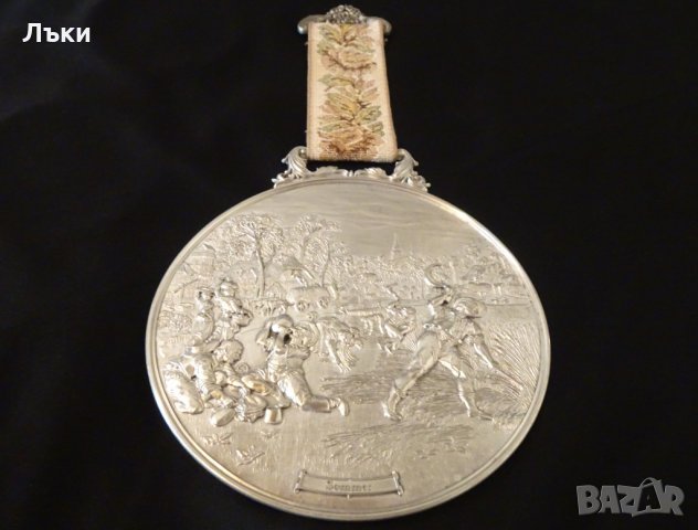 WMF релефно пано,картина от калай Лято. , снимка 11 - Антикварни и старинни предмети - 25555259