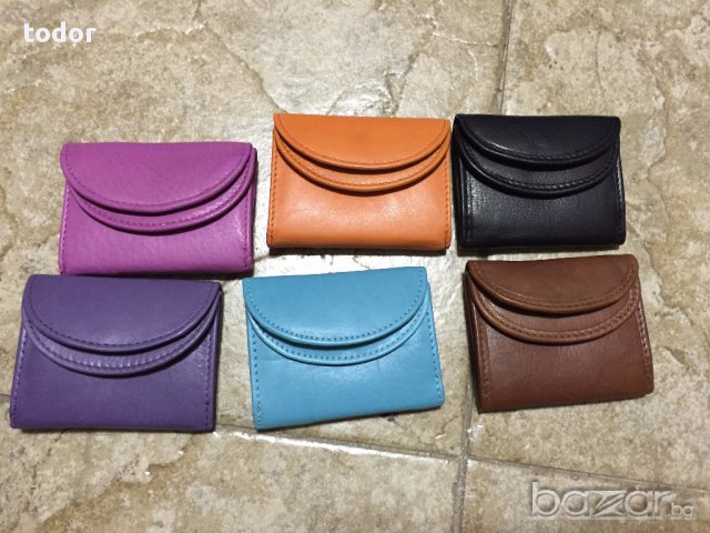 Портфейли от телешка и ярешка кожа на едро 