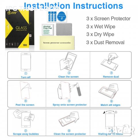 iPhone Se 5 5S 5C стъклен протектор, снимка 2 - Фолия, протектори - 23819440