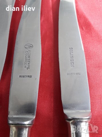 Стари трапезни ножове-Солинген , снимка 7 - Антикварни и старинни предмети - 24998299