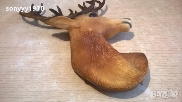 елен с рога-30х20х5см-внос швеицария, снимка 3 - Колекции - 23358731
