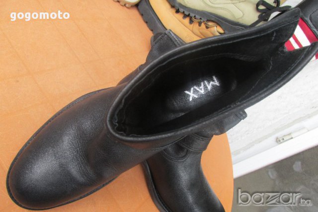 НОВИ рокерски боти 38 MAX original, хард метал боти, 100% естествена кожа,НОВИ,GOGOMOTO.BAZAR.BG, снимка 7 - Дамски боти - 14483562