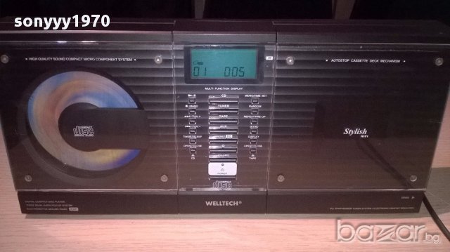 weltech-cd/deck/tuner/amplifier/aux-внос швеицария, снимка 9 - Ресийвъри, усилватели, смесителни пултове - 12665539