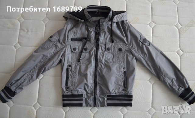 Ново детско есенно яке с качулка за дете на 7-8 г. , снимка 2 - Детски якета и елеци - 22291194