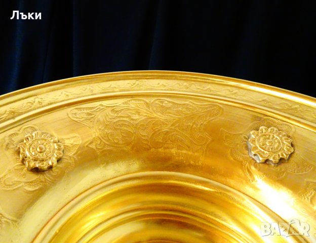  Старинен бронзов мангал,маркировка Орел с корона. , снимка 6 - Антикварни и старинни предмети - 25338025