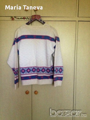 Пуловер от 100% памучна прежда, снимка 2 - Блузи с дълъг ръкав и пуловери - 15814015