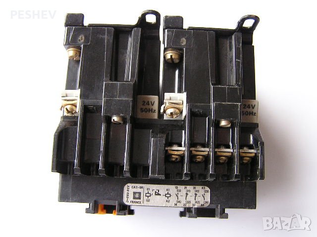 Контактор Telemecanique 10А - 24VAC, снимка 6 - Други машини и части - 24331178