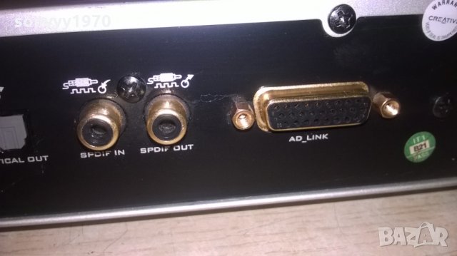 creative sb0510 sound blaster 24-bit thx-внос швеицария, снимка 16 - Ресийвъри, усилватели, смесителни пултове - 26042495