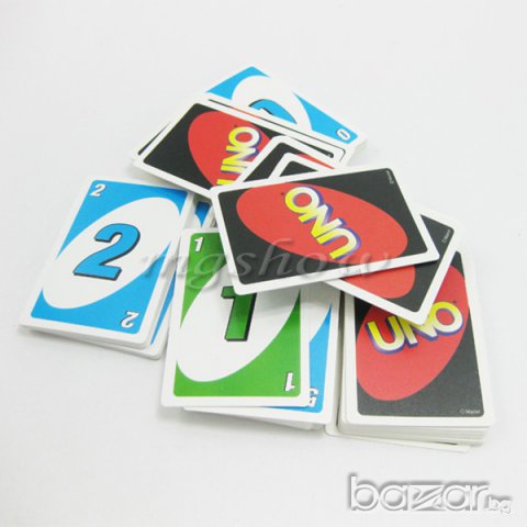 Карти Uno + Упътване на български и английски, снимка 7 - Карти за игра - 15650164