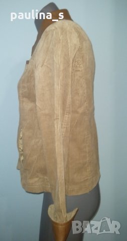 Джинсово яке тип риза с кожени декорации - модел "Denim" класик, снимка 3 - Ризи - 25779791